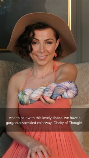 Shine Bright Like a Diamond with April's Birthstone Colors – Dazzling Diamond & Clarity of Thought! Find both colors at www.expressionfiberarts.com. Dazzling Diamond is a luxurious shade of crystalline, silvery grey with a subtle hint of pewter. Pair Dazzling Diamond with Clarity of Thought for a breathtaking combo. Clarity of Thought features a gentle blush of rosy pink, ethereal iris and lavender, a tranquil aquatic teal, grassy yellow, and serene shades of slate blue and cerulean, as well as 