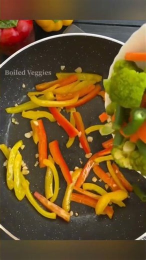 Restaurant Style Sautéed Vegetables at Home 🥦🥕 #fusionwithsravani #shorts