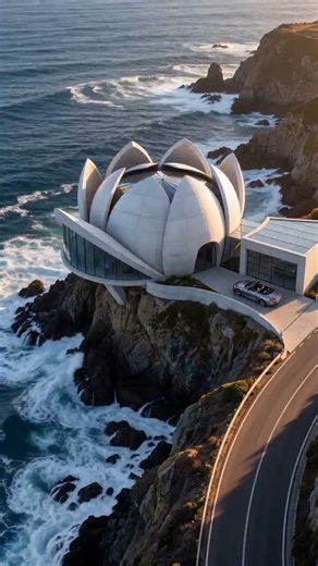 Where the ocean meets the lotus.