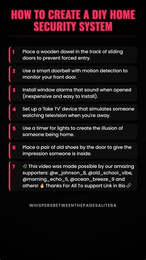 How to Create a DIY Home Security System #ad (Verify Info)