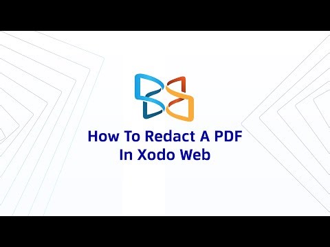 How to Redact in Xodo Web