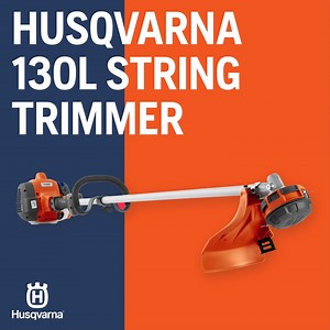 Perfect for those hard-to-reach areas, the 130 L String Trimmer has an 18" cutting width that lets you tackle more space in less time. https://bit.ly/3wGsi9O | Husqvarna