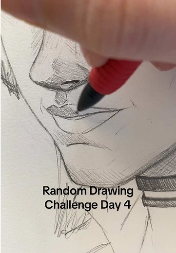 Random Drawing Challenge Day 4: Powder Art