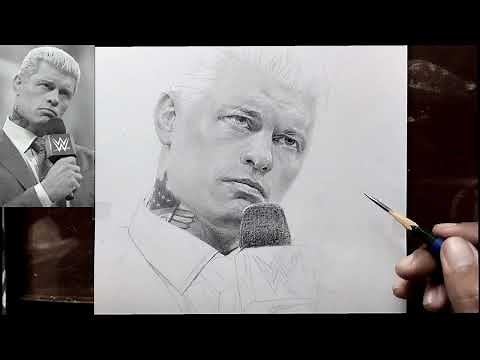 Drawing Cody Rhodes