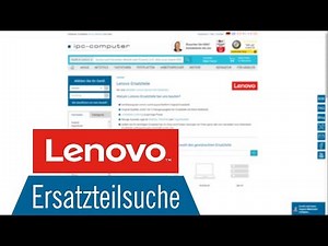 Wie finde ich das benötigte Lenovo Notebook Ersatzteil schnell und einfach ?