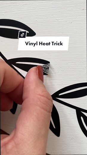 Vinyl Heat Trick for Perfect Vinyl on Wood Crafts