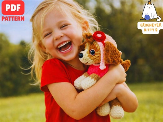 Mini Skye, the Cockapoo Rescue Pup Dog in "paw Patrol" Plushie Crochet Pattern, Cockapoo Plushie Amigurumi Pattern PDF, Crochet Dog PDF - Etsy UK