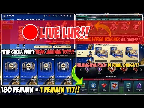 LIVE BOSKU!! MARI KITA BAHAS EVENT TOTY FC MOBILE YANG MANTAPS!! REVIEW & MABAR SAWERIA ON!!