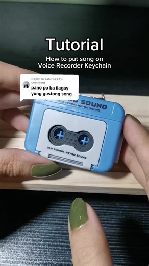 Tutorial: How to Put Voice in Song Using a Retro Voice Recorder Keychain