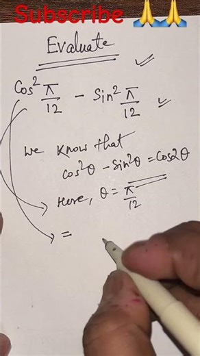 Evaluate the trigonometric expression #maths