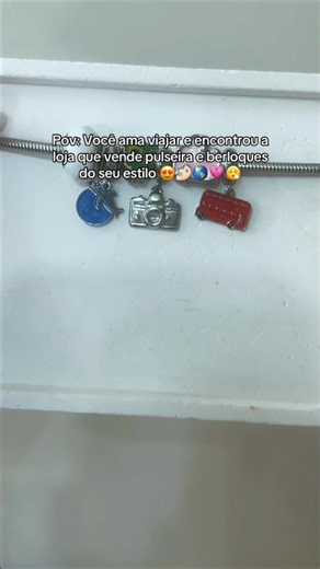 Pulseira e berloques em aço e prata 925 a pronta entrega. Envio para todo Brasil