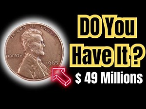 1965 Most Rare Lincoln Penny –Top Rare Pennies Worth Millions!!