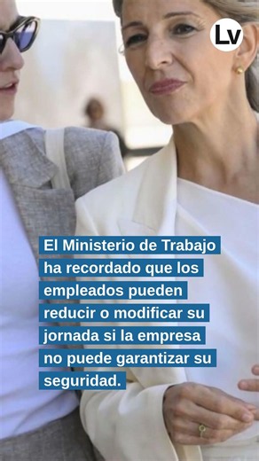 Los trabajadores pueden pedir un permiso de 4 días o reducir su jornada laboral por la alerta roja