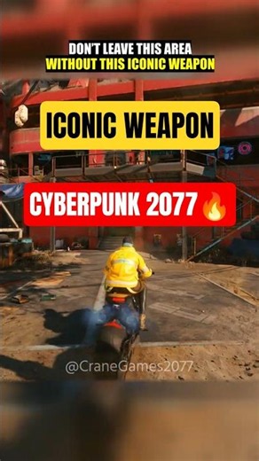 One of the Best Iconic Weapons to Find #cyberpunk2077 #shorts