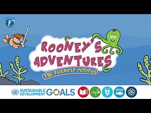 Environment Cleanliness Kids | Short Story | Rooney’s Adventures: The Friendly Octopus | Story #4
