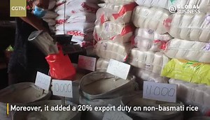 Rice prices may rise over $400 per tonne after India ban India's rice production could fall by 7 to 8 million tonnes this fiscal year, due to drought in four states in India. As production declines, the Indian government has decided to ban the export of broken rice and added a 20% export duty on non-basmati rice. | CGTN Global Business | Facebook