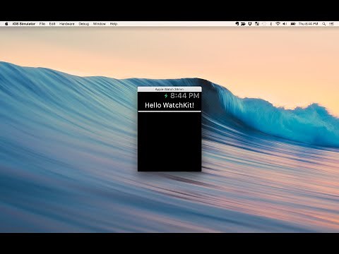 Hello WatchKit 1: Apple Watch Simulator