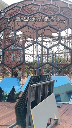 360° interior walk-through#glassdome #glampingdome #elitedome #domehouse #geodesicdome #dome #travel