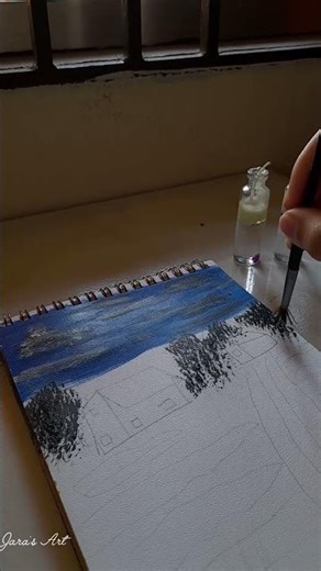 ঝোপ ঝাড় আঁকা 🌿☘️ #painting #artshorts #artist #acrylicpainting #artist #painter #drawing #reels