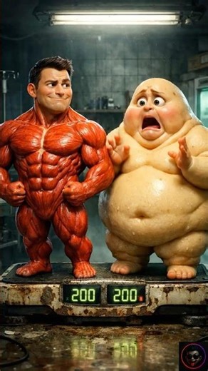 Muscle vs Fat #muscle #fat #ai