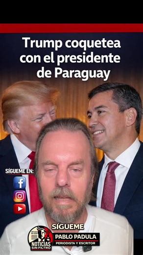 Donald Trump tiene una extraña reacción cuando vea al presidente de Paraguay en una reunión hoy. Fíjense y díganme. Qué les parece. #DonaldTrump #Paraguay #Presidente