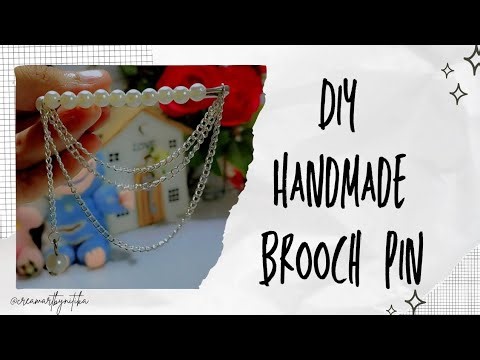 Diy💗 | Handmade Brooch Pin | Pinterest #youtube #handmade #jewellery #trending #diy #fypシ #viral