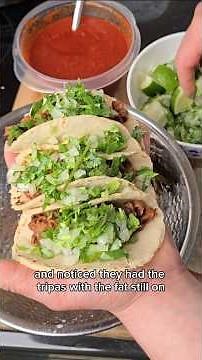 Tripas 3rd Attempt by Korean #tacos #mexicanfood #cooking