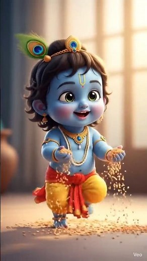 🥭✨ చిన్ని కృష్ణుడి లీల ❤️ (Little Krishna Story) #viral #trending #krishna #krishnastatus #devotion