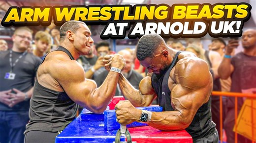 Arm wrestling beasts at Arnold Classic UK: Ultimate showdown!