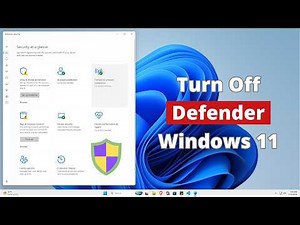 How to Turn Off Windows Defender in Windows 11