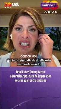 Daniela Lima: Trump tenta naturalizar postura de imperador ao fazer ameaças a outros países