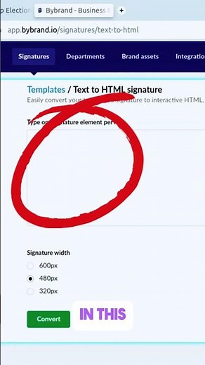 Convert an Existing Email Signature to Editable #HTML #howto