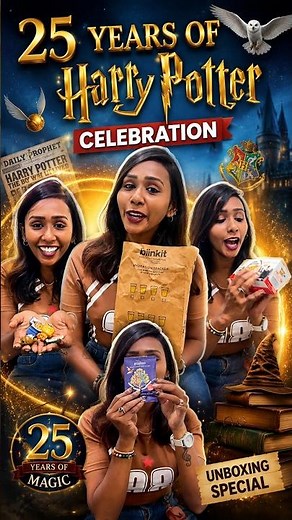 25 Years of Harry Potter Celebration 🎉 | Magical Unboxing & Exclusive Collectibles ✨🧙