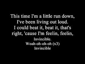 Hedley - Invincible (lyrics) High Quality