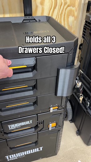 JDC DAY 15: Locking StachTech Drawers! The NEW ToughBuilt StackTech Drawers are nice but they CAN’T LOCK! If you’re trying to keep out curious coworkers or want a theft deterrent the Anchor Point and Rail Lock Combo kit is here! I designed the Anchor Point to be attached to the STACKTECH corner rail in seconds with just one screw and the Rail Lock slides over and can be locked with a 1/4inch padlock. Follow for more Toughbuilt Accessories coming soon and check them out on WeiheDesigns.com! #weih
