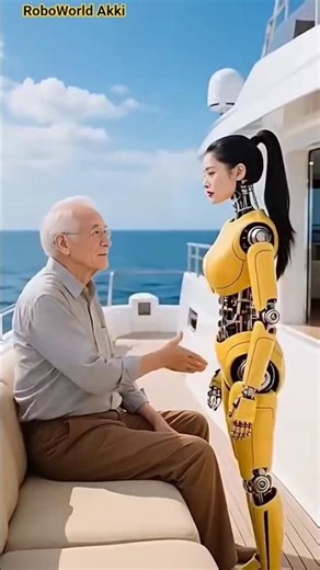 Cute Robot Girl | AI Animation Short #shorts #aishorts #ytshorts #futuretech #robotgirl #airobot