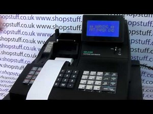 SAM4S NR 510R HOW TO CLEAR ERROR MESSAGE WARNING PRT PAPER END