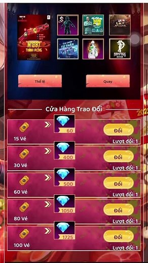 Cách đổi vàng thành Kim Cương Free Fire 2025 💎 Shop quy đổi Vàng thành Kim Cương 👉 ShopGarena.Net