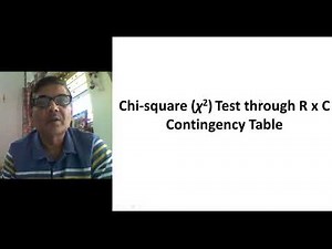 Chi-square Test through RxC Contingency Table