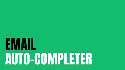 Email Auto Completer (EV)