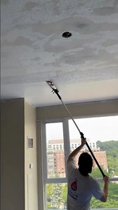 Could skimming a ceiling be easier?!