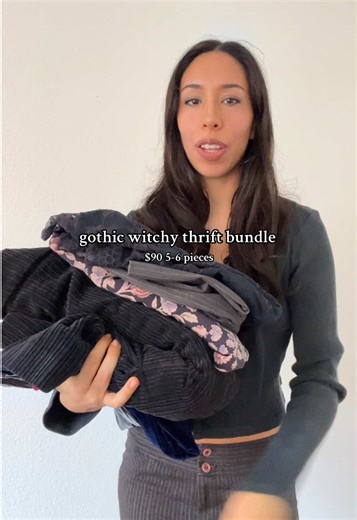 Gothic Witchy Thrift Bundle Reveal and Style Tips