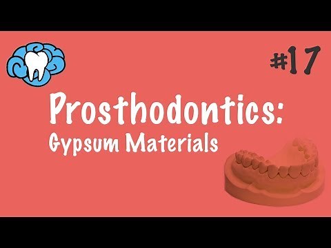 Prosthodontics | Gypsum Materials | INBDE, ADAT