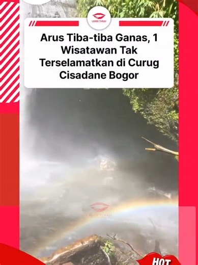 Turut berduka cita 🙏🏻 Tragedi terjadi di Curug Cisadane pada Jumat, 1 Mei 2026. Sejumlah wisatawan yang sedang beraktivitas dan berfoto di sekitar aliran sungai tiba-tiba dikejutkan oleh arus yang mendadak deras akibat hujan di hulu. Tiga orang terseret arus, dua berhasil diselamatkan, sementara satu wisatawan tidak terselamatkan dan ditemukan MD. Warga sekitar turut membantu evakuasi serta memberikan pertolongan kepada korban selamat. Peristiwa ini menjadi pengingat bahwa kondisi alam bisa be