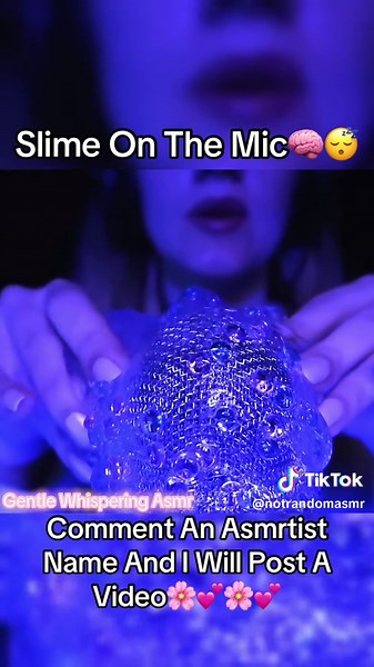 Slime Mic Asmr🧠😴 ##viral##trending##asmrsound##triggers##sleephelp##asmrtiktok##asmrsounds##lofiasmr##asmr_tingles##Asmr##asmrsoundsdaily##relaxation##mouthsounds##asmr##fyp##asmrmouthsounds