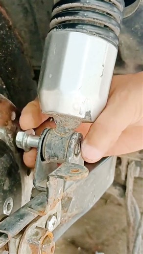 technique for removing motorcycle shock absorber bolts #shorts