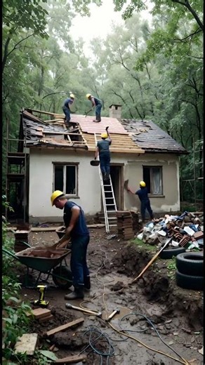 Old House Renovation in the Forest