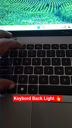 Laptop Keyboard Light Turn On | Keyboard Backlight in Dell Laptop