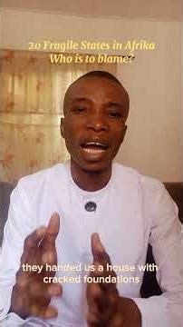 20/30 Weakest States on Earth Are AFRICAN! Blame Game Exposed #Africa