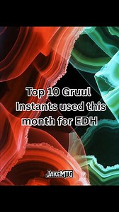 🔥🟢 Top 10 Gruul Instants for Commander this month - January 2026 🔥🟢 In January 2026, Commander players are clashing ferociously with Gruul instants—the fight charms, mutation blasts, and convoke surges fueling stompy beats, landfall explosions, and token ramp across millions of decks, per EDHREC data. Rounding out the top 10: 10: Peer Past the Veil in 120K decks (3.4%). 9: Gruul Charm in 150K decks (4.3%). 8: Destructive Revelry in 190K decks (5.4%). 7: Friendly Rivalry in 230K decks (6.6%).